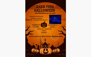 Soirée Halloween, vendredi 31 octobre